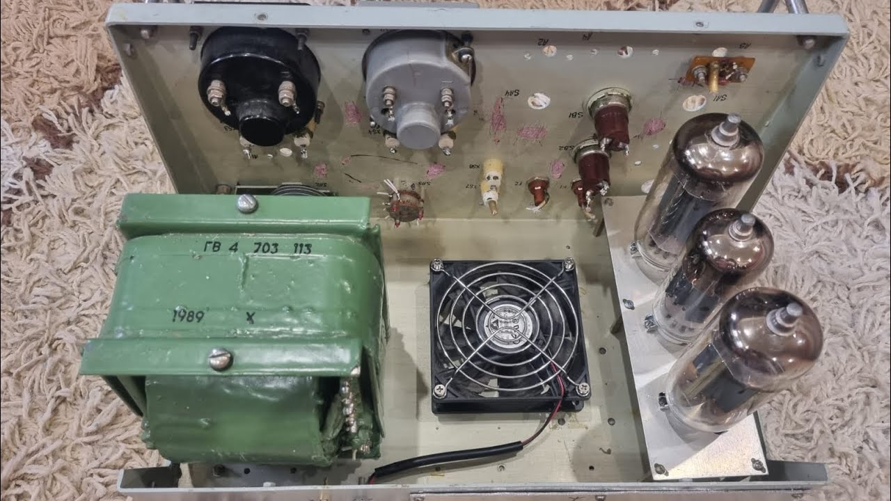 Коллега КТ-801, делает УМ на лампе 6П45С - YouTube