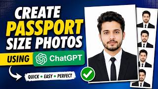 How to Create Professional Passport Size Photos Using ChatGPT screenshot 5