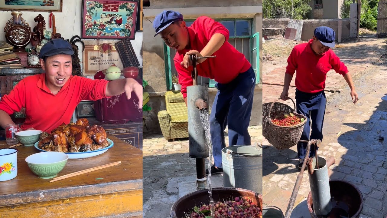 客人带着肉来了，怎么能少了酒呢