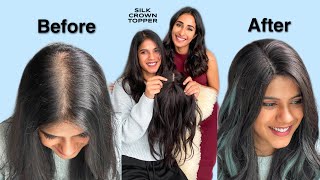 Silk Crown Topper - Most Natural Looking Hair Topper | Hair Topper For Thinning | Hair Toppers India