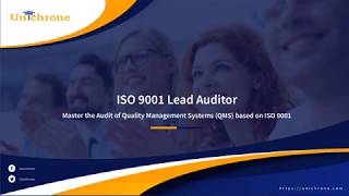 ISO 9001 Lead Auditor Training | ISO 9001 QMS Training | Unichrone