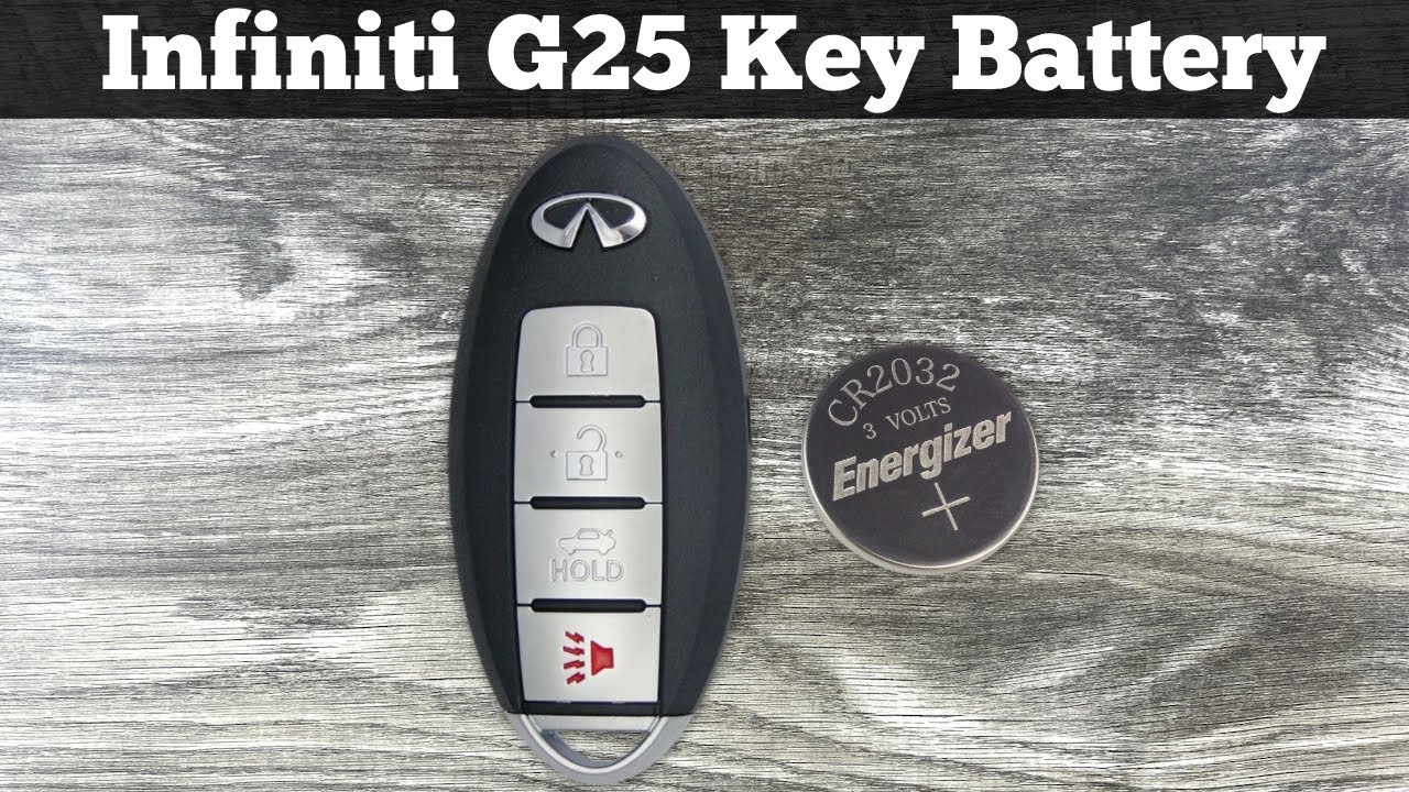 How to Replace the INFINITI Key Fob Battery