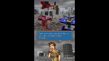 lets play Super Control Mecha MG English (NDS) p8 vs the puppet king