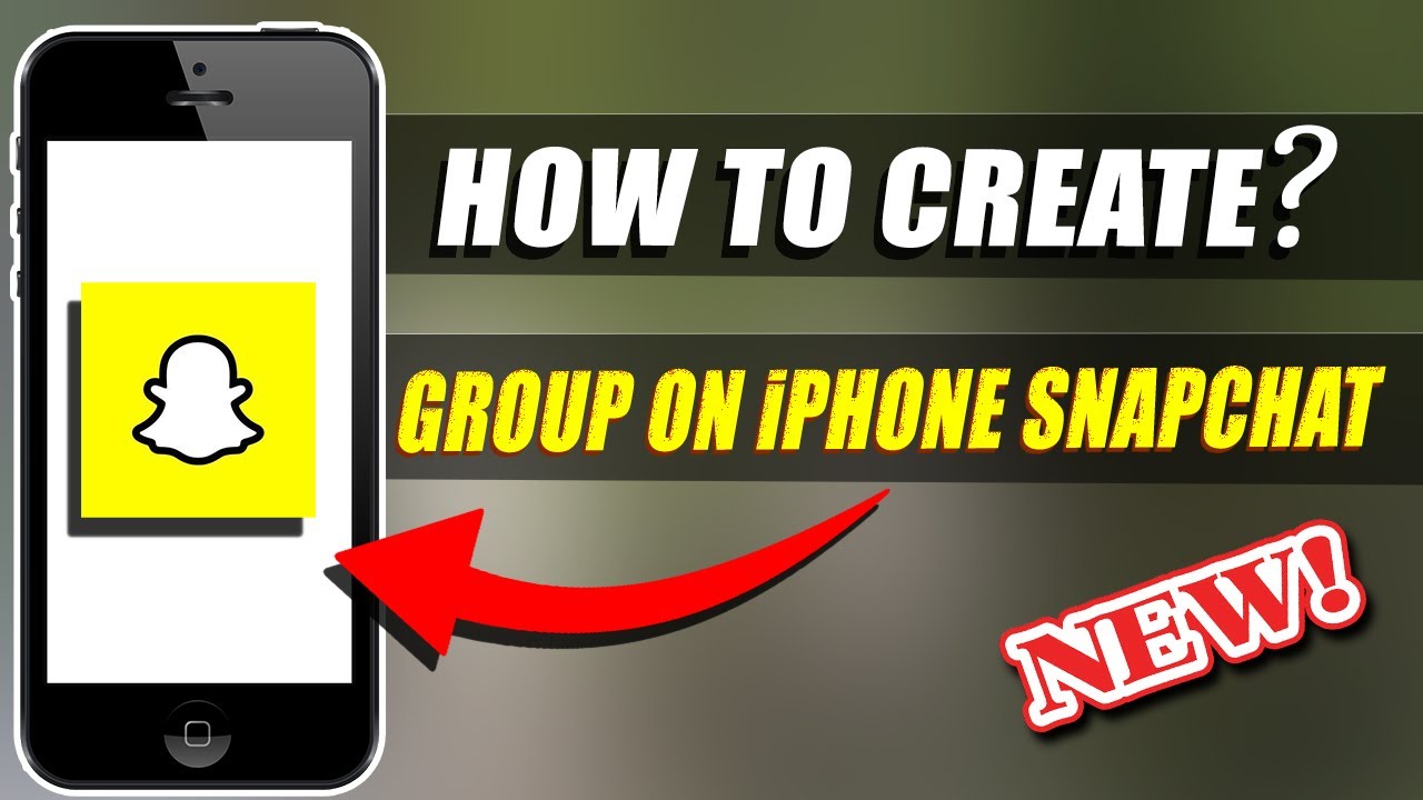 How to Make a Group on Snapchat iPhone (2024) How to make a Group