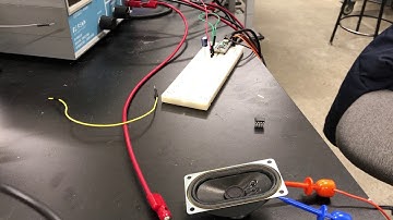 Arduino Scream box prototype (using a sine wave generator as the amp)
