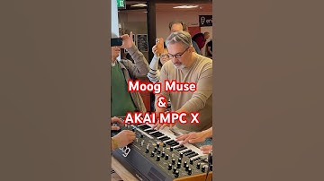 Moog Muse & Akai MPC X SE JAM || Superbooth 2025 #synth