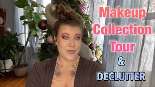 Makeup Collection Tour & DECLUTTER! Speed reviews included for every product! 1/2024