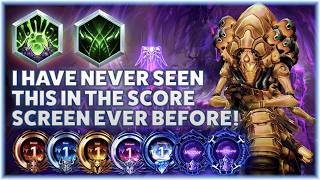 Abathur Ultimate Evo - I HAVE NEVER SEEN THIS IN THE SCORE SCREEN EVER BEFORE! - Bronze to Grandmast