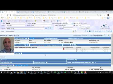 OpenClinic GA: Dossier clinique COVID-19