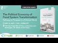 Book launch  the political economy of food system transformation pathways to progress in a polariz