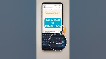 Tap & Slide to quickly delete texts | Google Keyboard | #gboard