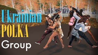SL - Ukrainian Polka - circle dance GROUP version (multi-pair)