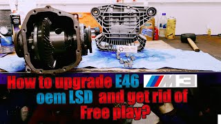 BMW E46 M3 Differential complete rebuild | Free play fix, Clutch plates and bearings replacement