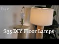 Thrift Flip: DIY Floor Lamps/Save money on home decor!