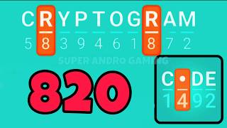 CRYPTOGRAM 820