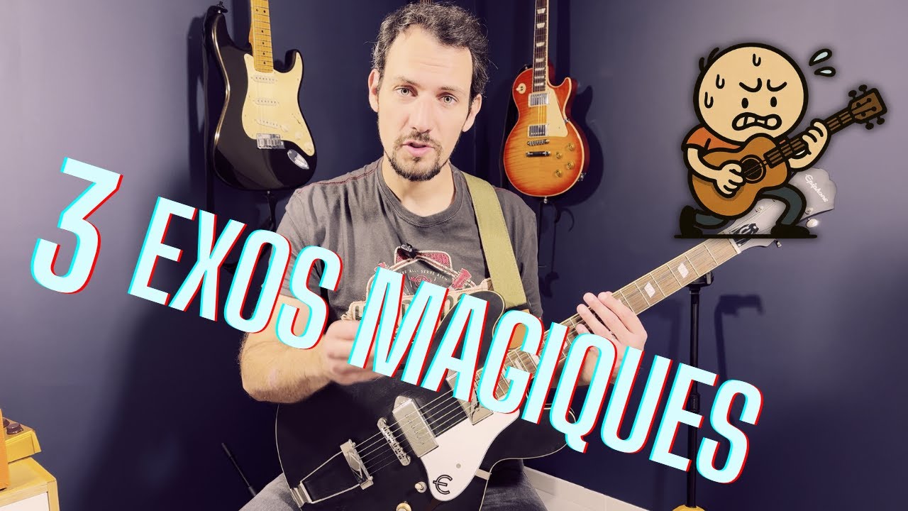Ces 3 exos vont TRANSFORMER ton jeu de guitare !