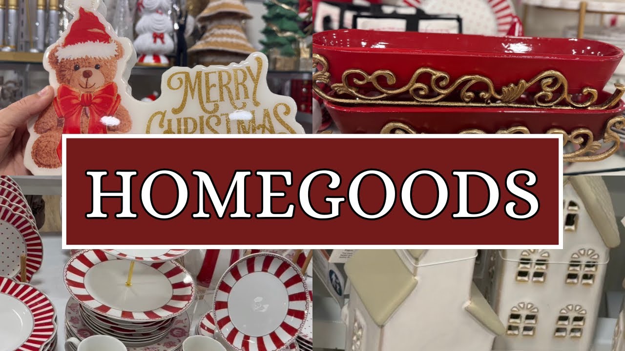 NEW HOMEGOODS CHRISTMAS 2025 🌲✨ !! SHOP WITH ME FOR HOLIDAY HOME DECOR   !!