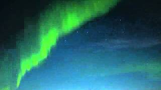 Harvest Moon and Northern Lights