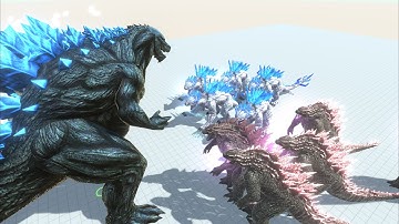 How many Shimo and Evolved Godzilla Can Defeat Godzilla Earth ? - ARBS