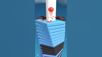 I Made StackBall In Real Life! #stackball #short #ytshorts