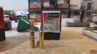 223 remmington 75gr ELD Match fun(Why hornady just why)