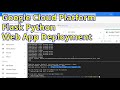 Google Cloud Platform Flask Python App Deployment