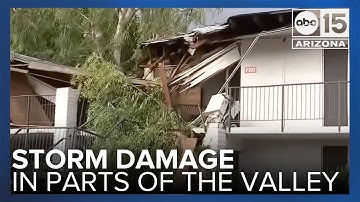 Damage, flooding being reported in Tempe and Scottsdale after Monday storms