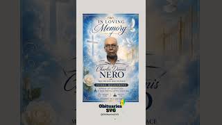 Charles Nero Funeral Announcement