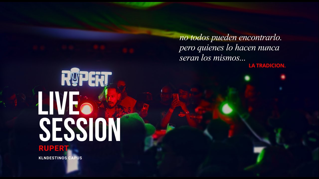 DJ RUPERT LIVE SESSION Klndestinos Campus | Afro House & Tech House Set 2024 [Video Exclusivo]