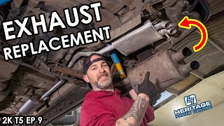 HOW TO FIT A VW T5/6 EXHAUST SYSTEM - 2KT5 EP 9 by Combe Valley Campers 9,773 views 1 year ago 17 minutes