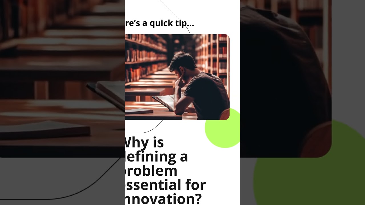 Pinpoint the problem for a better solution. 