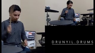 Lathi - by Weird Genius feat Sara Fajira ( Rock Version Drum Cover feat Maryjona on Vocal )