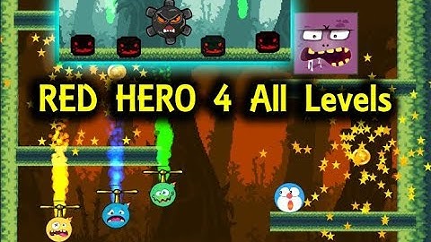 RED HERO 4 ANDROID/IOS COMPLETE GAMEPLAY (LEVEL 1 -10 )