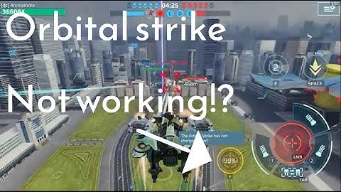 Orbital Strike not working!!???? | War Robots Gameplay |