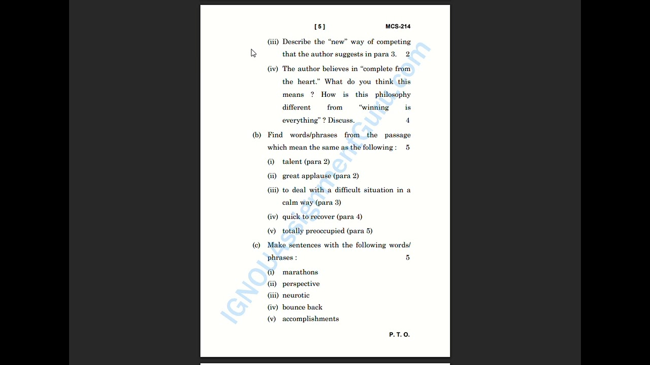 MCS 214 question papers(2021-23)