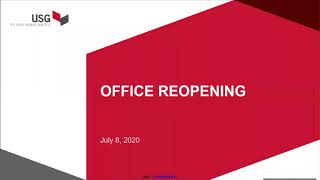 Safe Actions for Employee Returns: Office Operations