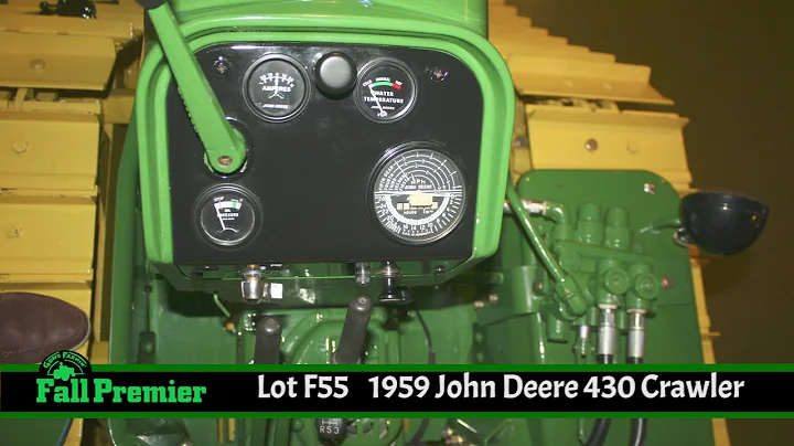 1959 John Deere 430 Crawler // Lot F55 // 2021 Gone Farmin' Fall Premier