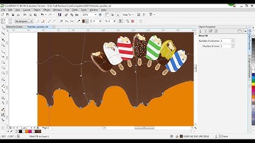 CorelDRAW Speed Drawing Video: Es-Krim by Muhammad Fadil Rambe