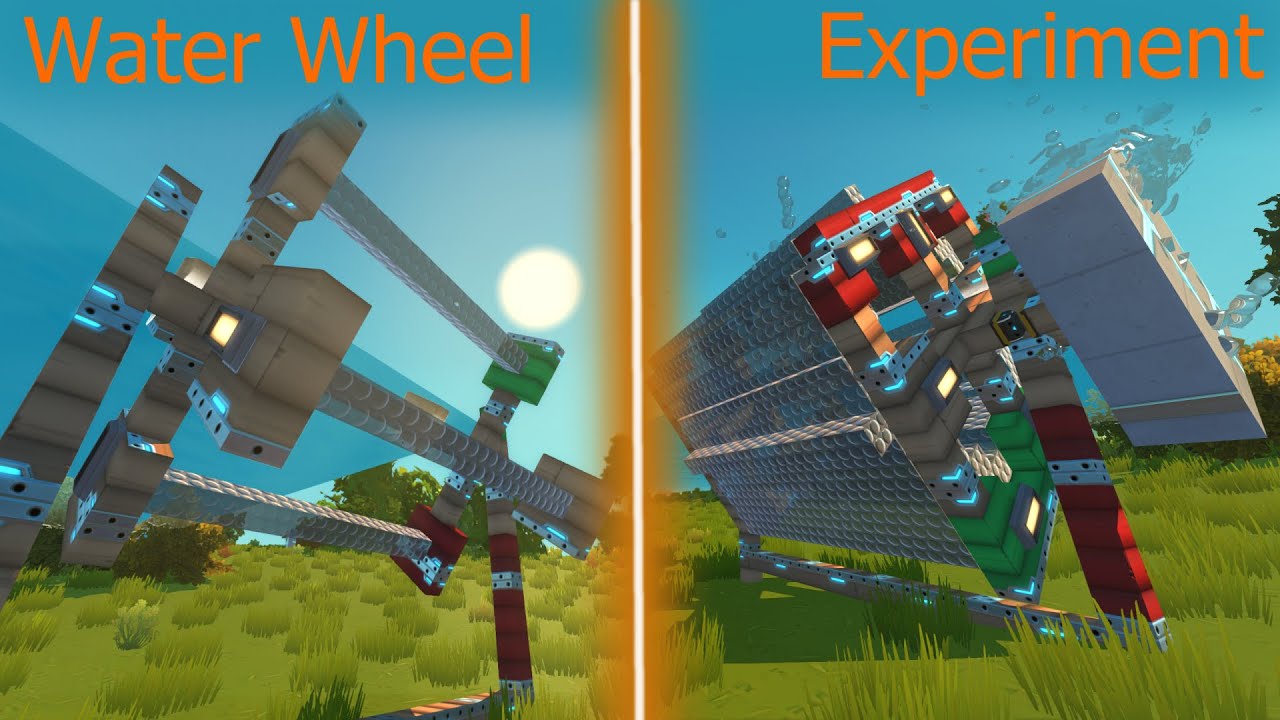 Scrap Mechanic Buoyancy Power Water Wheel