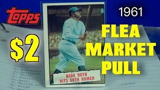Topps 1961 BABE RUTH | How I Got for $2 | Baseball Card Pack Open Sports Vintage Collecting
