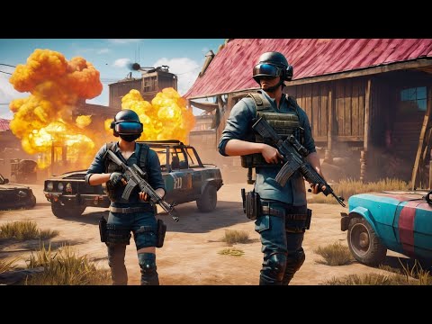 Видео: Скин на флешку в PUBG? Лучшее ДУО!!! Встретили киберспортсмена в паблике!