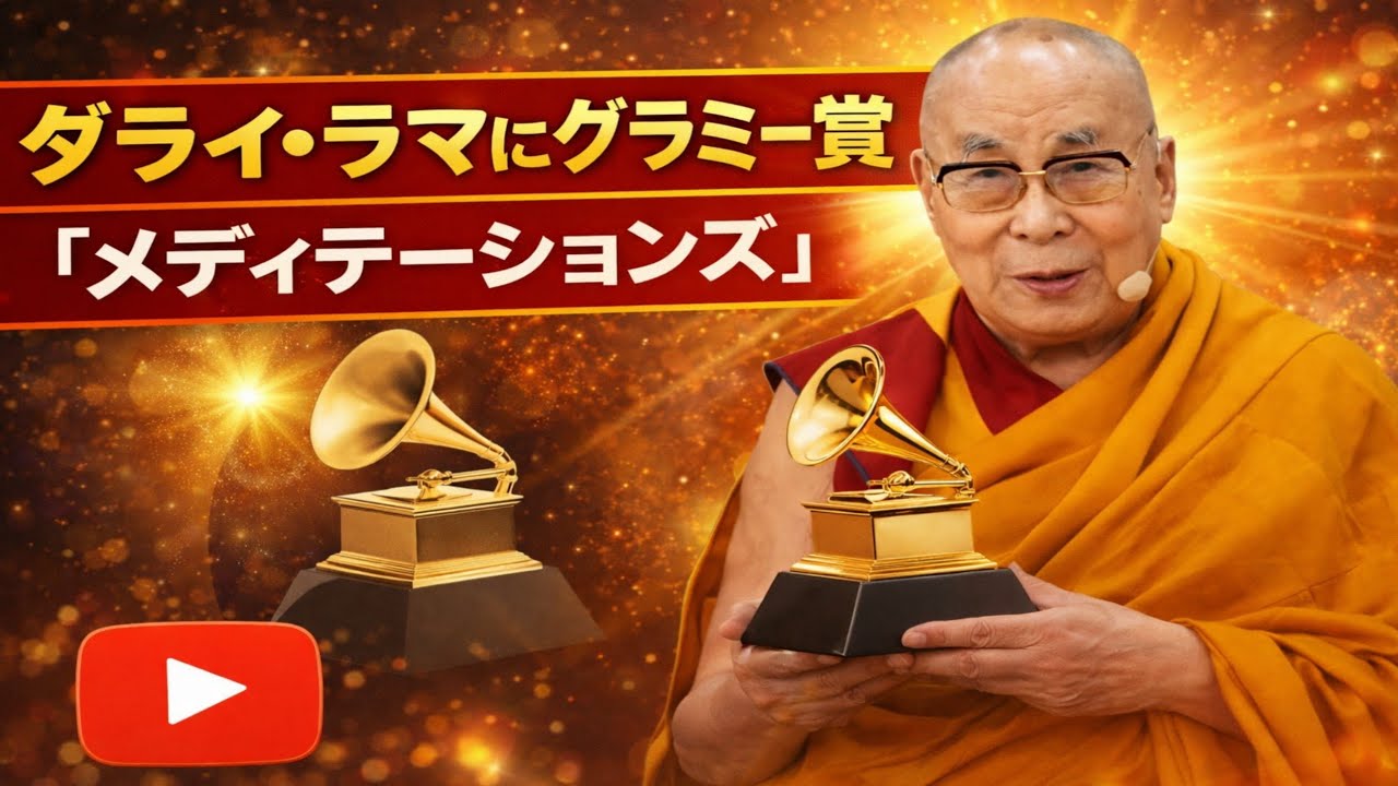 🏆✨快挙！ダライ・ラマがグラミー賞受賞🎶「メディテーションズ