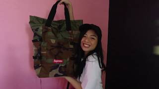 Supreme Tote Backpack Woodland Camo