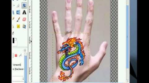 Gimp- Add a Tattoo to a Photo