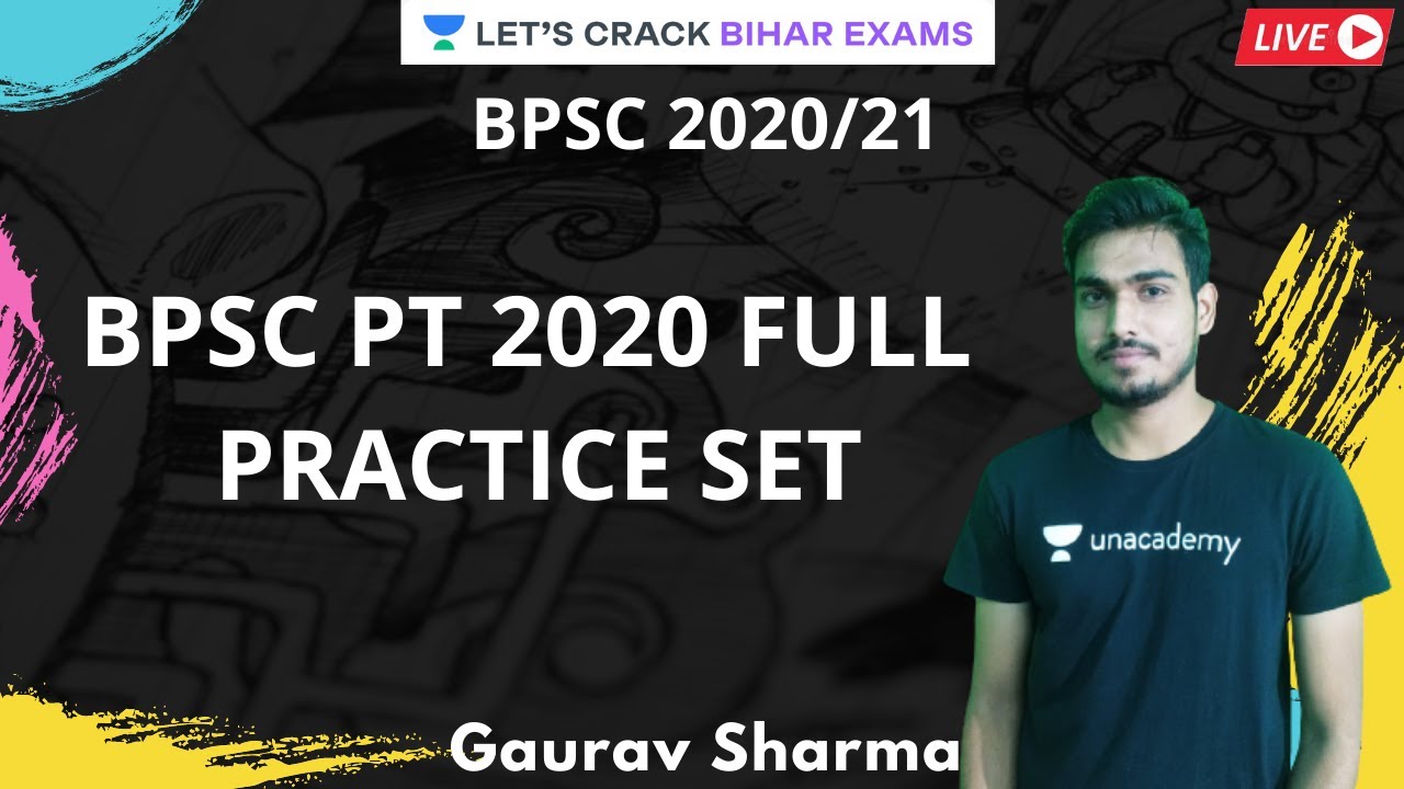 BPSC PT 2020 Full Practice Set | BPSC 2020/2021 l Gaurav Kumar Sharma