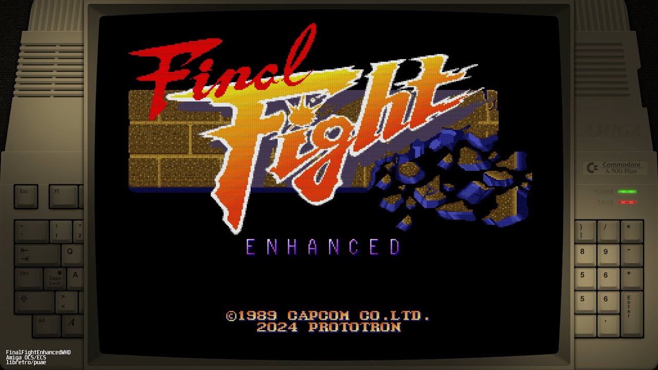 Final Fight Enhanced Version 2024  - Build 17.05.2024 - (Amiga - Capcom) Batocera 40 Beta 50Hz