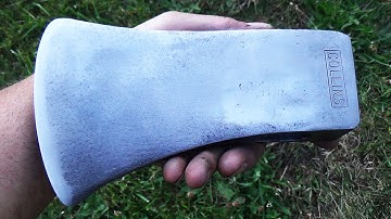 Restoring and Grinding a Vintage Axe Head - Collins Splitting Axe Part 1