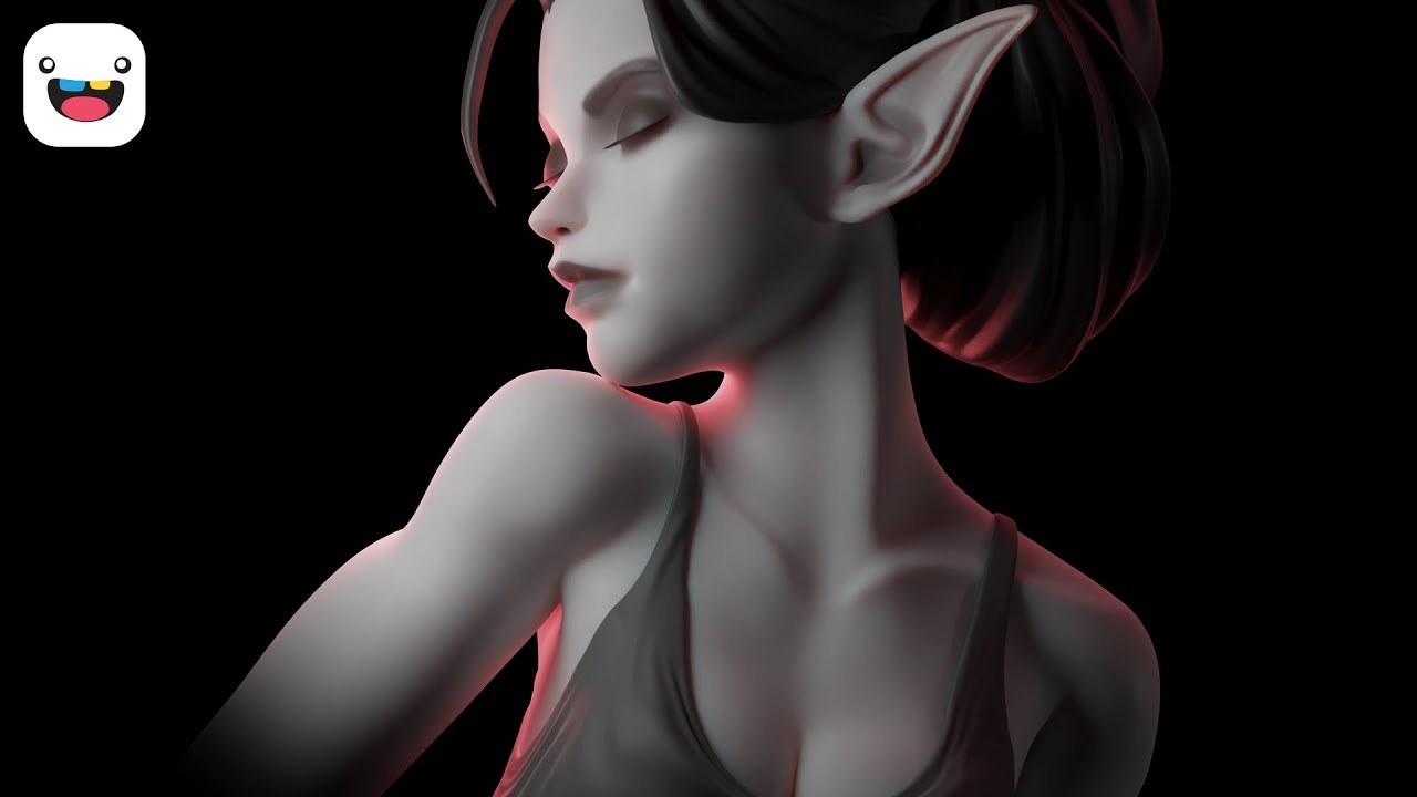 Sculpting and Posing a Female Character