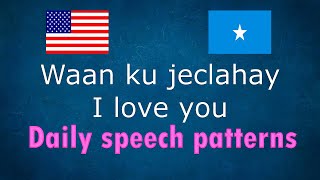 Daily speech patterns - English - Somali