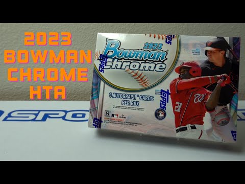 2023 Bowman Chrome HTA Box Break! Golden sweet colors!